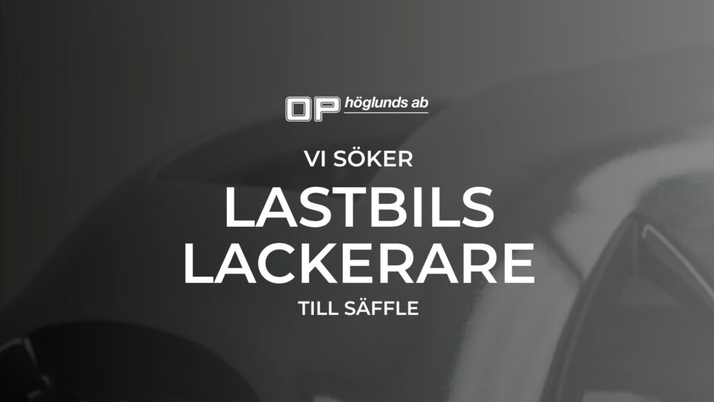 Vi söker lastbilslackerare